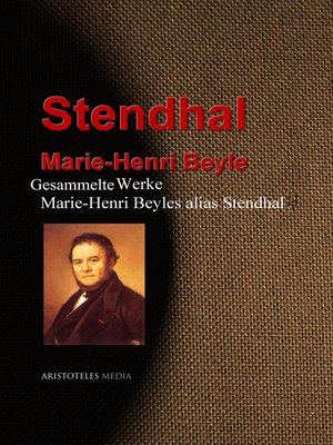 cover image of Gesammelte Werke Stendhals
